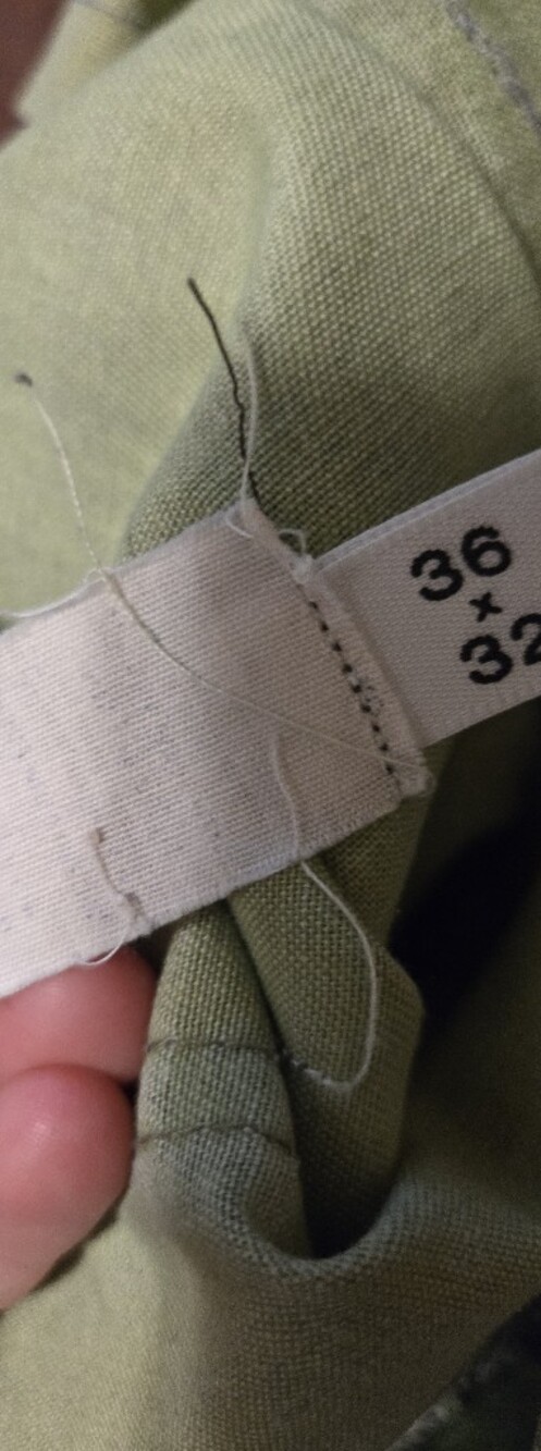 Vintage Camo Pants Marked 36x32 Measuring 36x23 Cannot Red Hand Tag - Picture 7 of 9